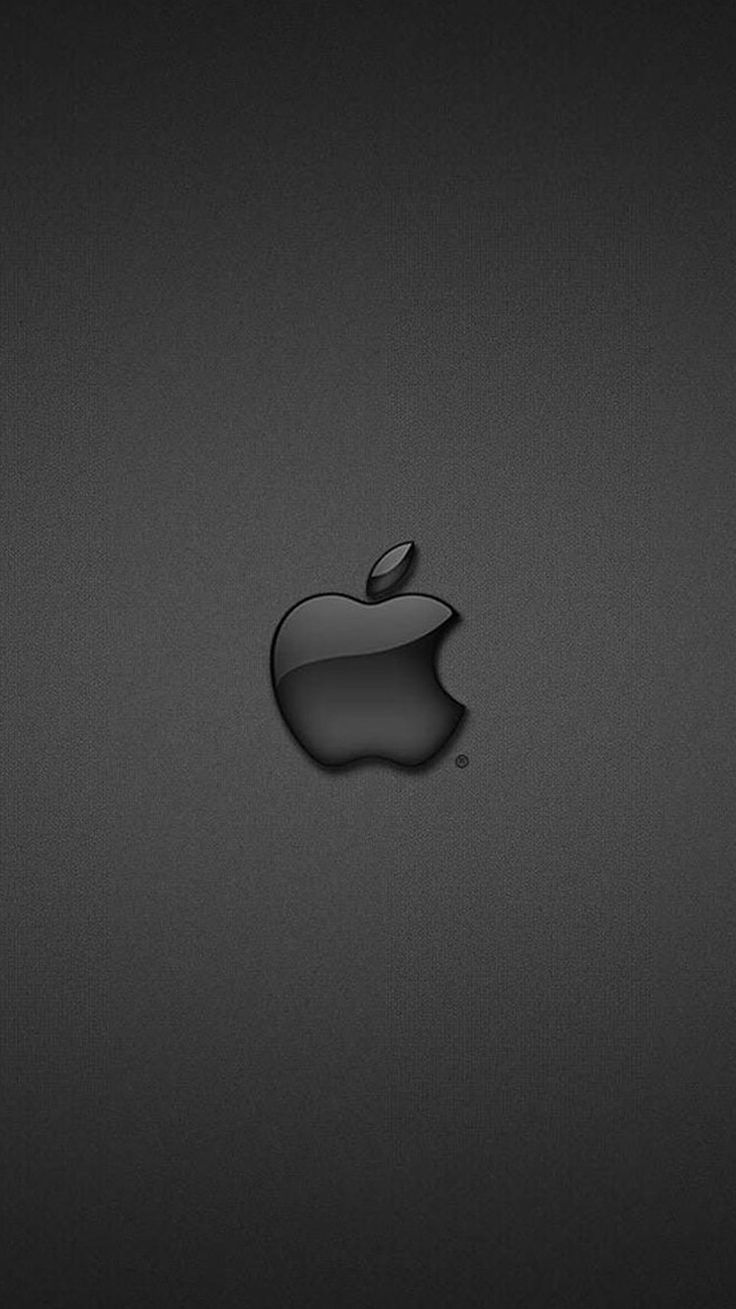 Apple-Logo, Carbon-Optik, Grau, Minimalistisch, HD, Hintergrundbild fürs Handy