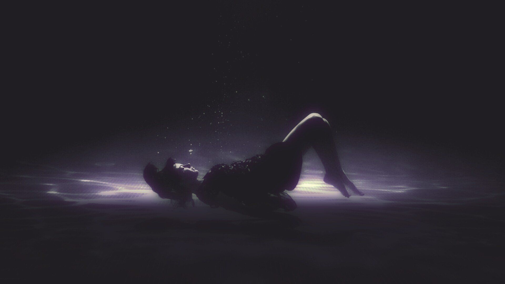 Frau, Silhouette, Dunkel, Licht, Minimalistisch, 1920x1080, Full-HD-Hintergrundbild für PC