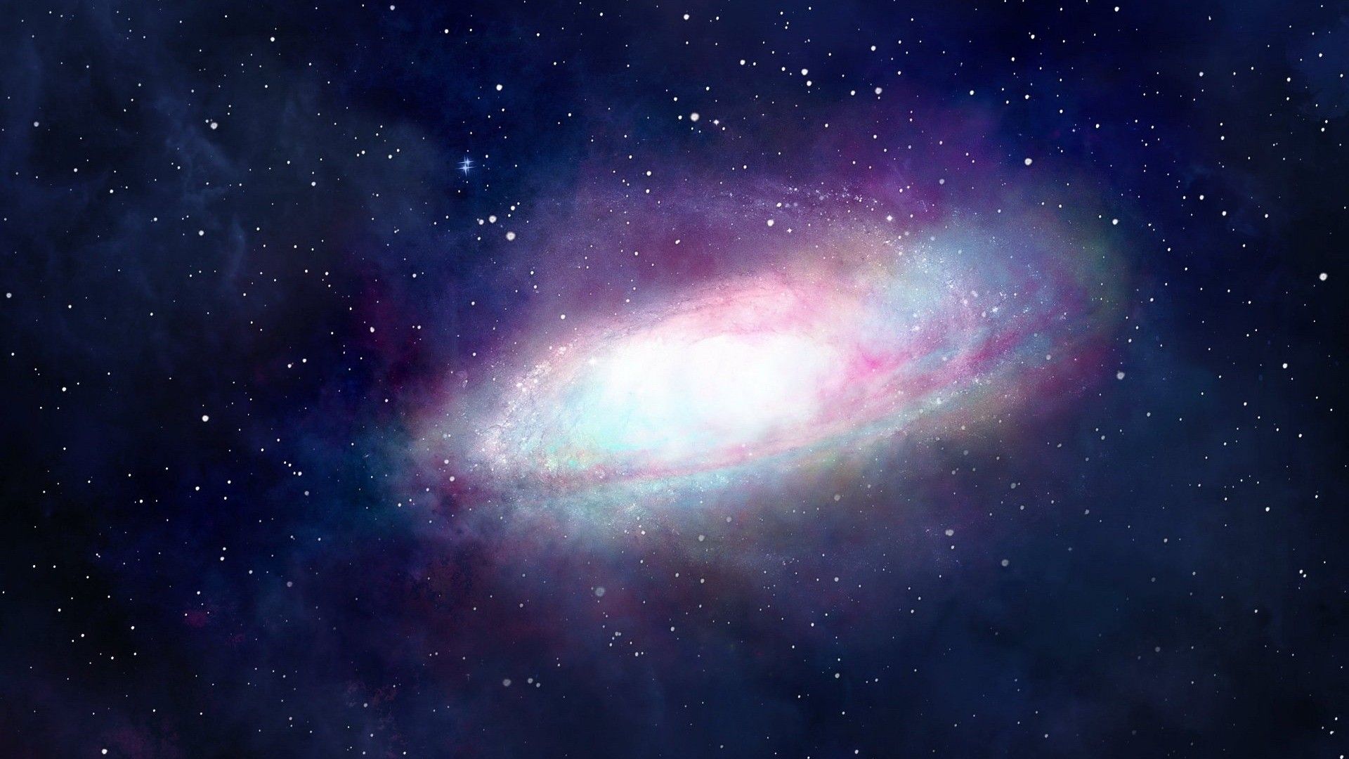 Galaxie, Weltraum, Sterne, Spiralgalaxie, 16:9, Full-HD-Hintergrundbild für den Desktop