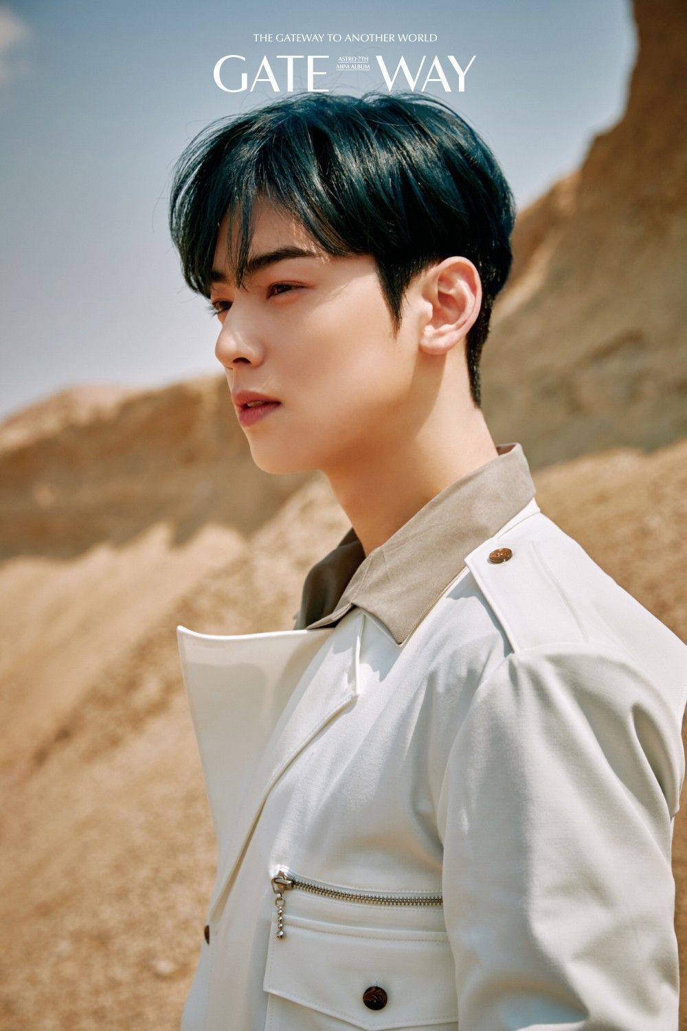 Cha Eun-woo, Astro, K-Pop, Trenchcoat, Magazincover, HD, Handy-Hintergrund im Hochformat