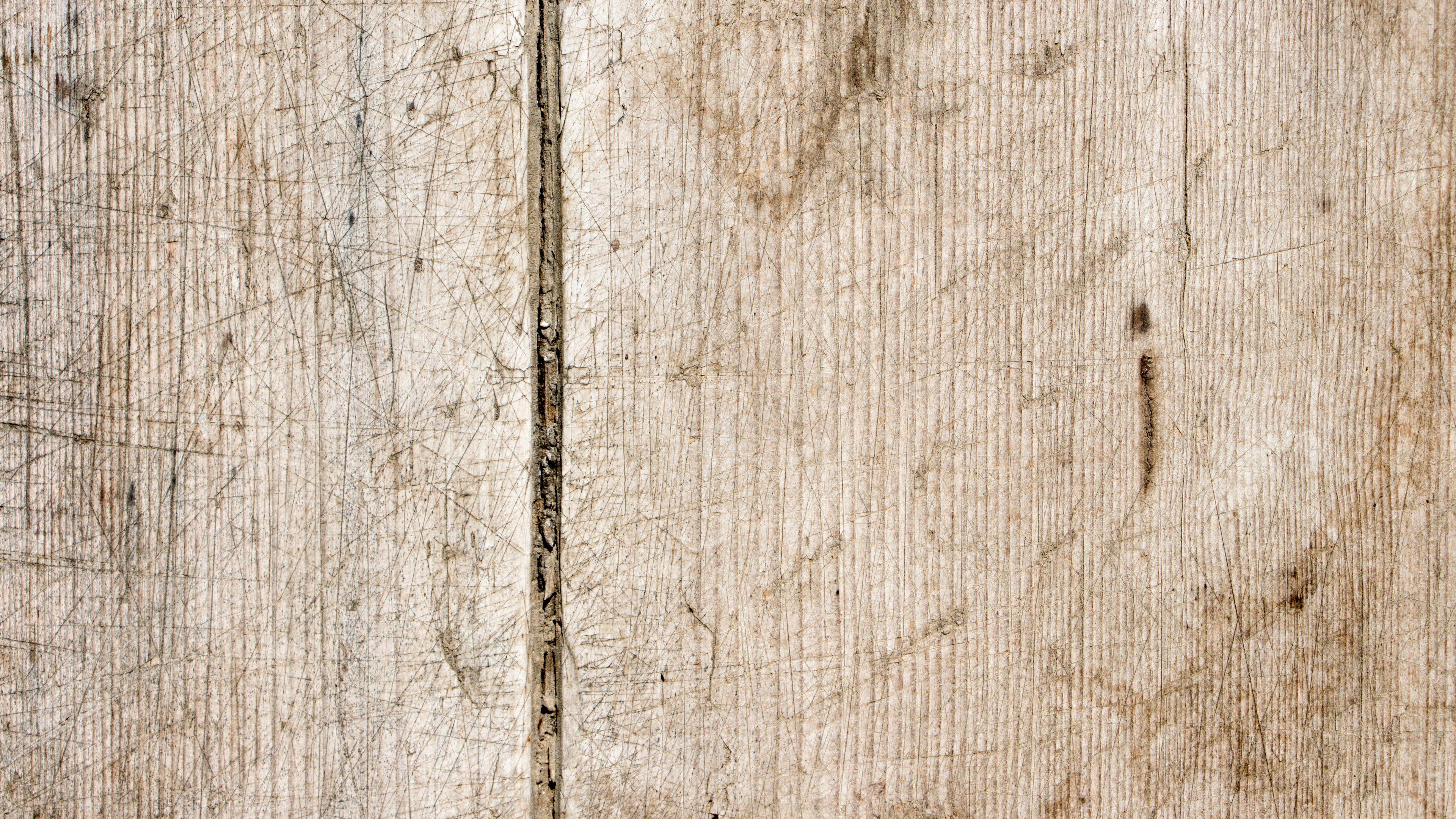 Helles Holz, Verwittertes Holz, Holzbrett, Beige, Holztextur, 4K, Windows-Hintergrundbild