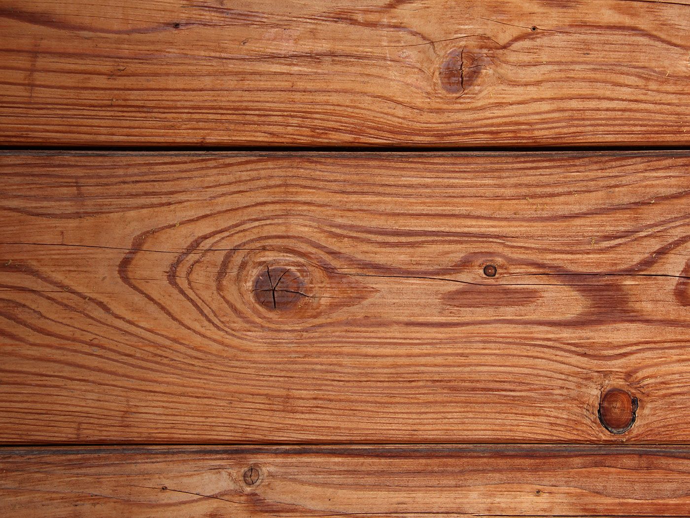 Holzbretter, Astlöcher, Holzmaserung, Orangebraun, Horizontale Dielen, HD, iPad-Hintergrundbild