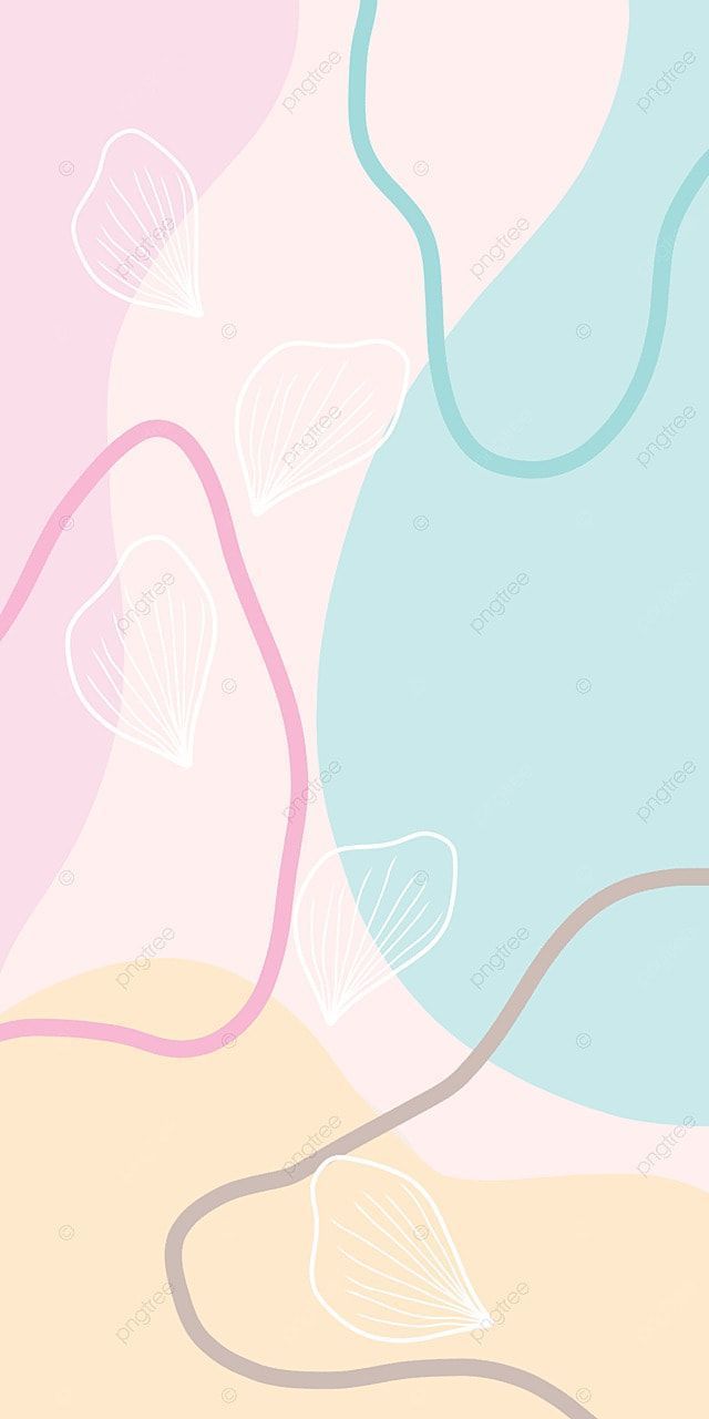 Abstrakte Formen, Pastellfarben, Linien, Rosa und Mint, Minimalismus, Android-Hintergrundbild