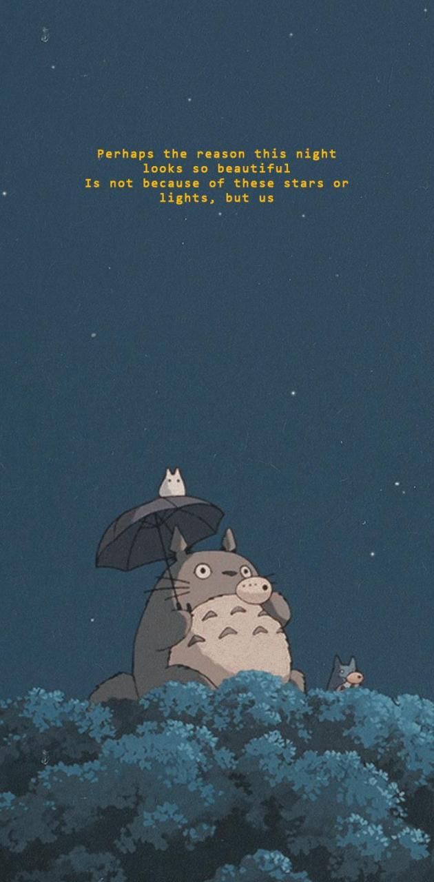 Pokémon, Regenschirm, Nacht, Zitat, Dunkelblau, Hintergrundbild für iPhone und Android