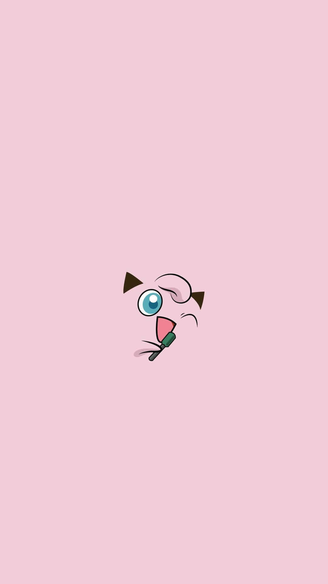 Pokémon, Rosa Hintergrund, Minimalistisch, Full HD, Sperrbildschirm fürs iPhone
