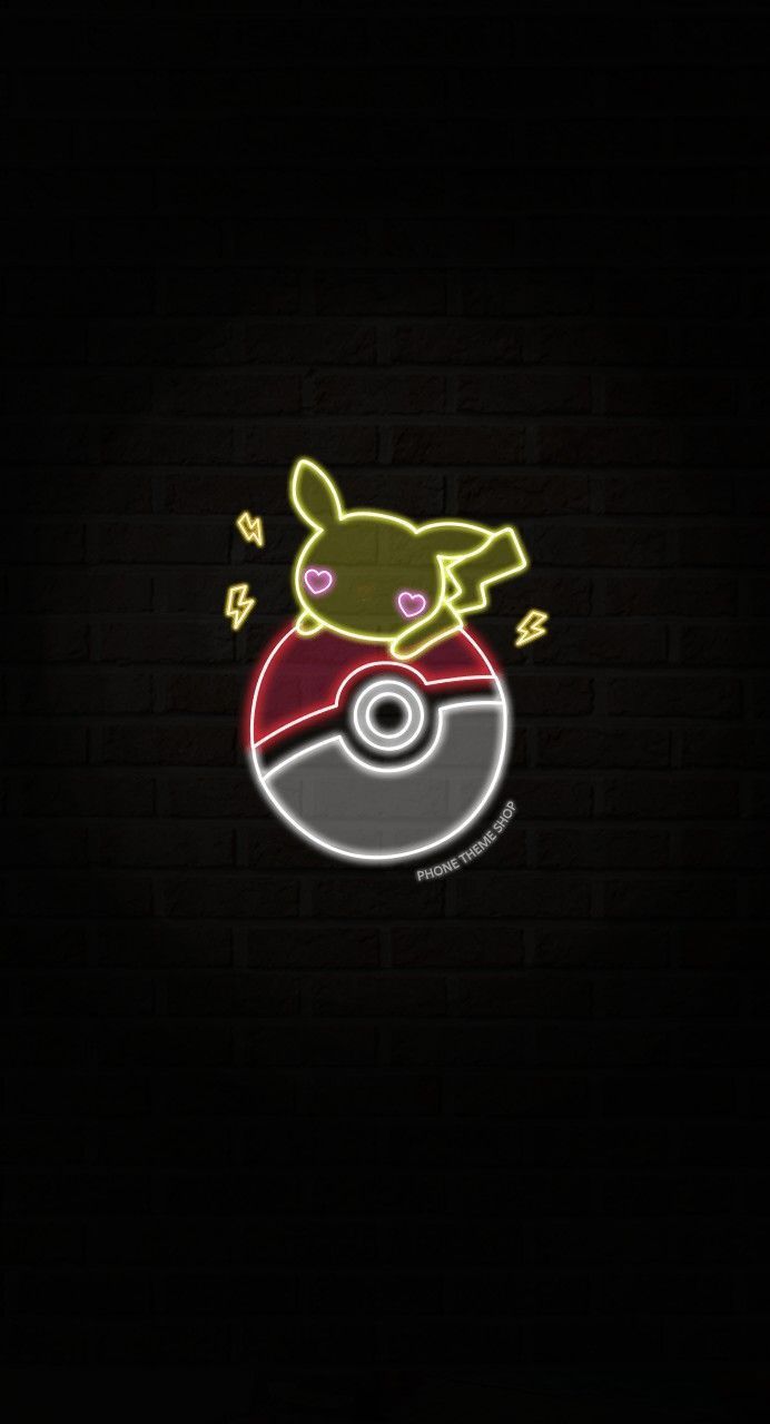 Pikachu, Pokéball, Schwarzer Hintergrund, Wallpaper