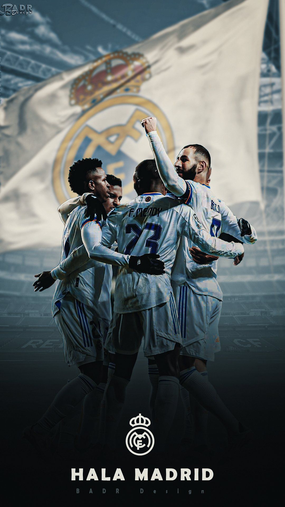 Real Madrid, Hala Madrid, Mannschaft, Jubel, Full HD, Hintergrundbild fürs Handy