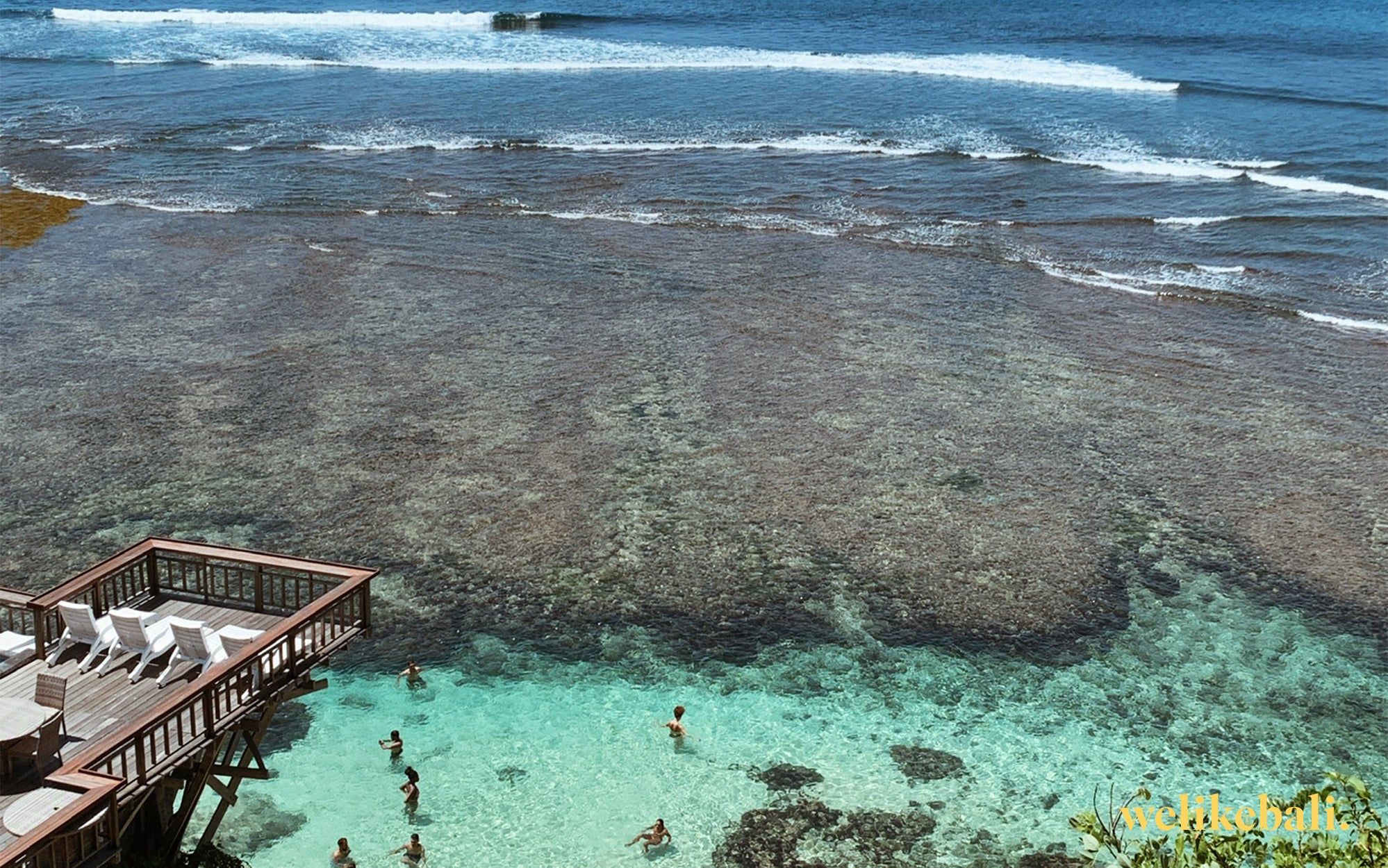 Bali, Riff, Lagune, Schwimmer, Türkisblaues Wasser, Brandung, Full HD, Windows-Hintergrundbild