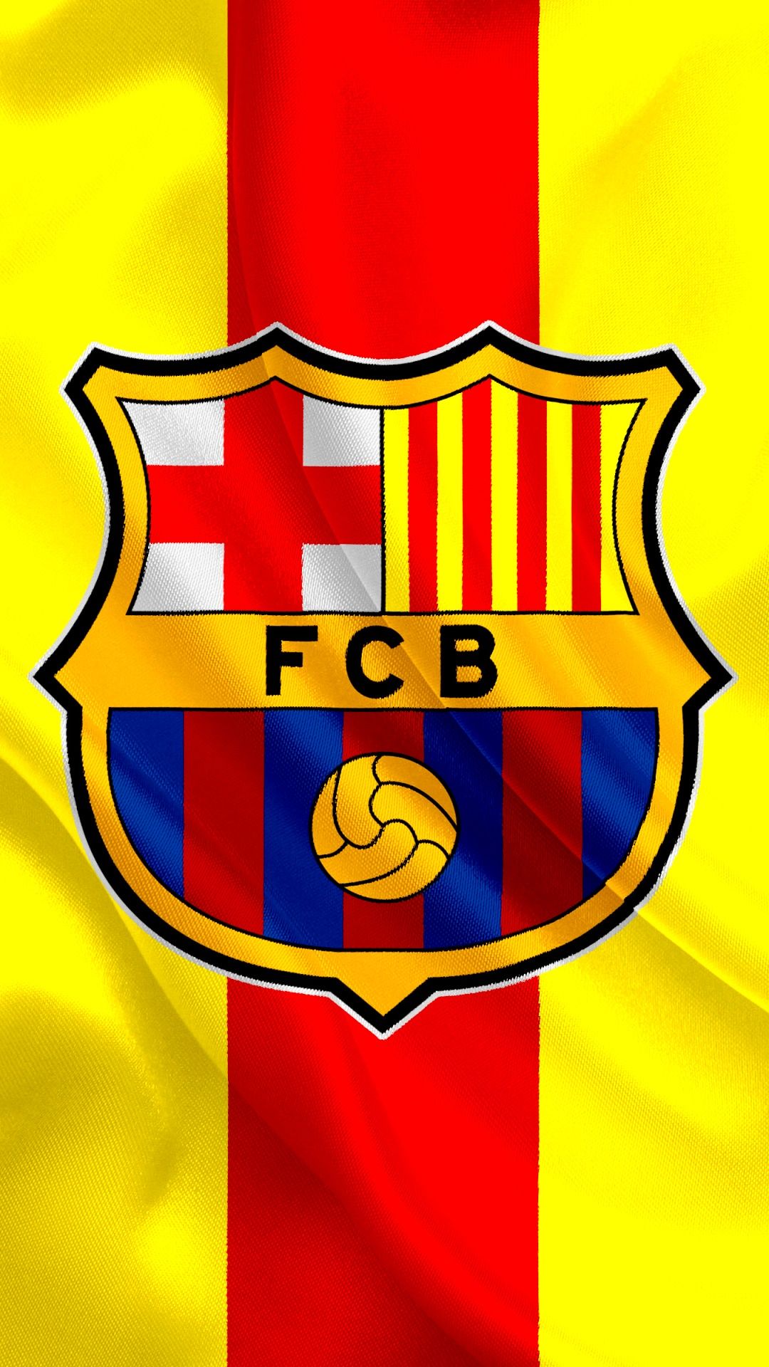FC Barcelona, Wappen, Rot-Gelb, Katalonien, Full HD, Hintergrundbild fürs Handy