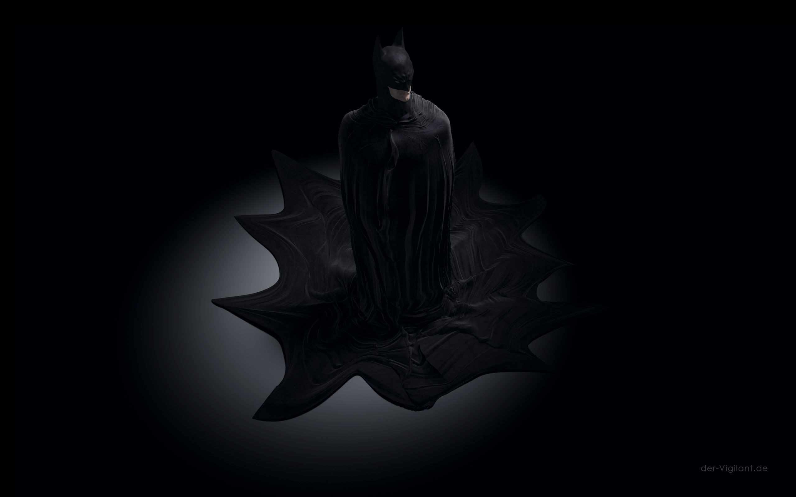 Batman, Silhouette, Fledermaus-Schatten, Dunkel, Minimalismus, 2K, Windows-Hintergrundbild