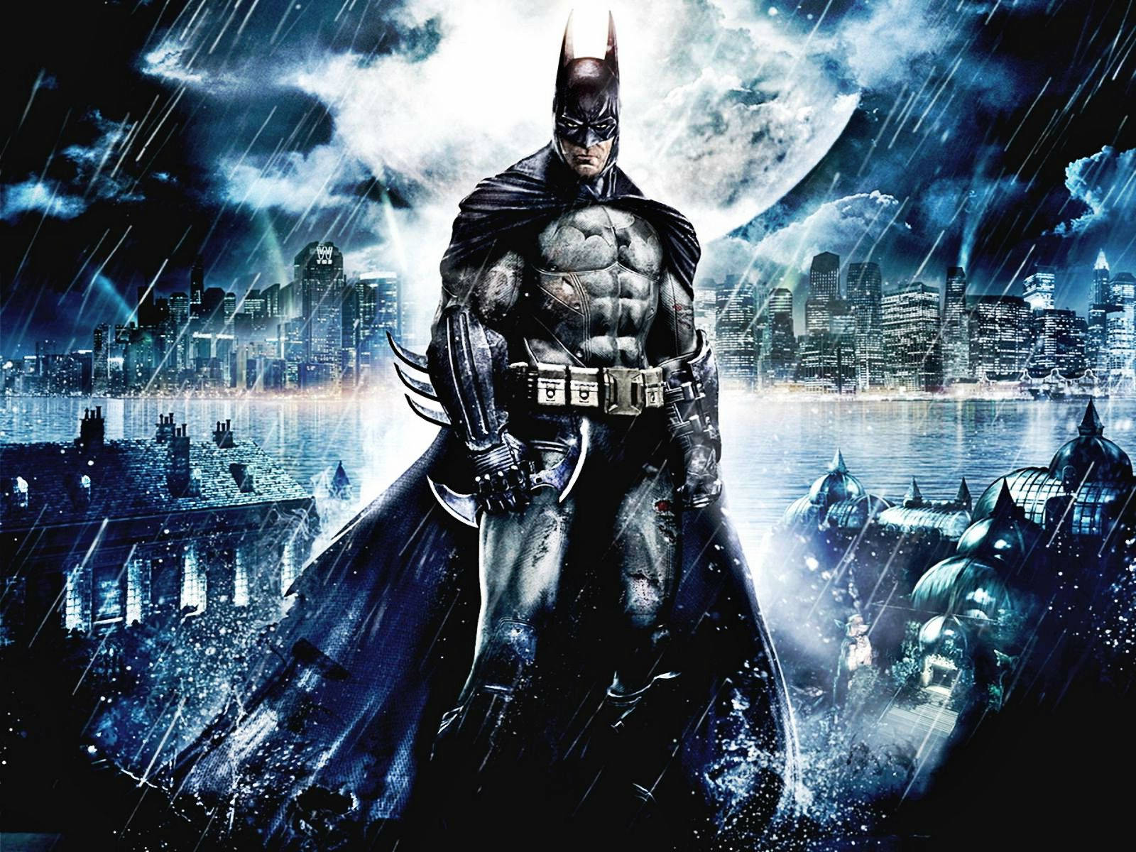 Batman: Arkham Asylum, Batman, Gotham City, Sturm, Videospiel, HD, Tablet-Hintergrund