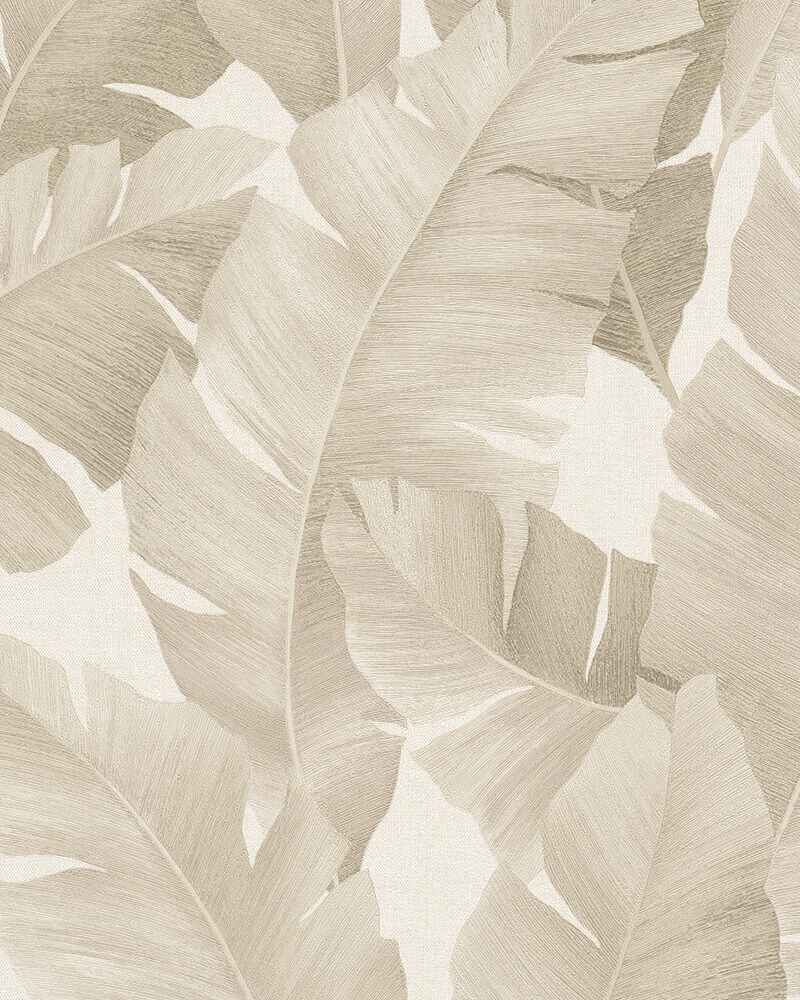 Bananenblätter, Blattmuster, Salbeigrün, Botanisch, Hell, Hintergrundbild fürs iPad