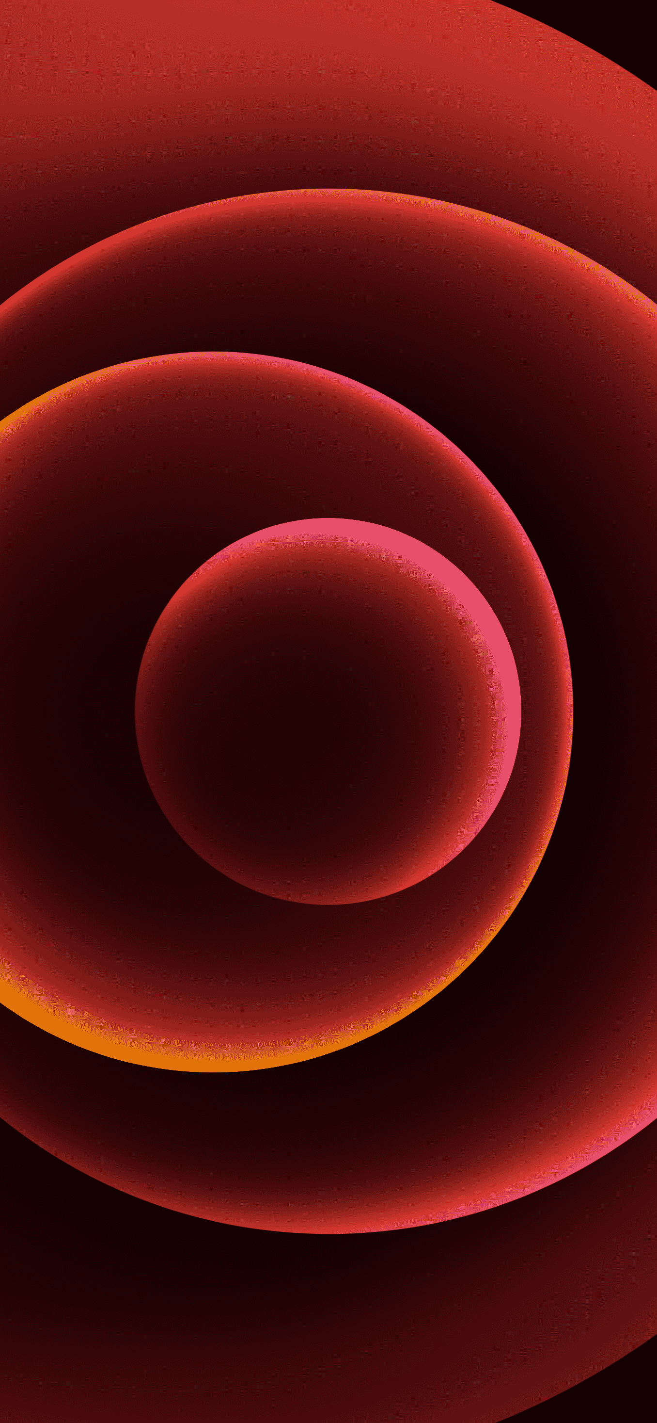 Abstrakt, Kreise, Konzentrische Ringe, Farbverlauf, Full HD, Hintergrundbild fürs Handy