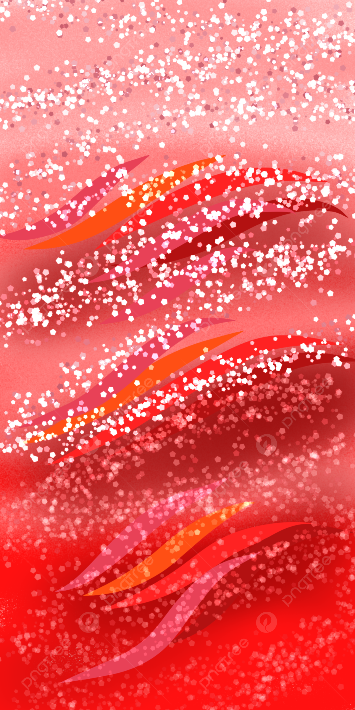 Glitzer, Wellen, Rosa-Rot, Abstrakt, Full HD, Hintergrundbild fürs Handy