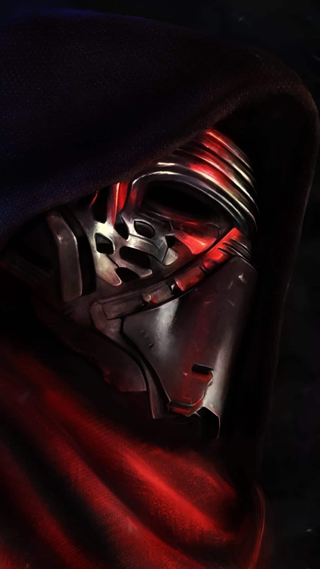 Kylo Ren, Star Wars, Helm, Rot, Full HD, Sperrbildschirm fürs iPhone
