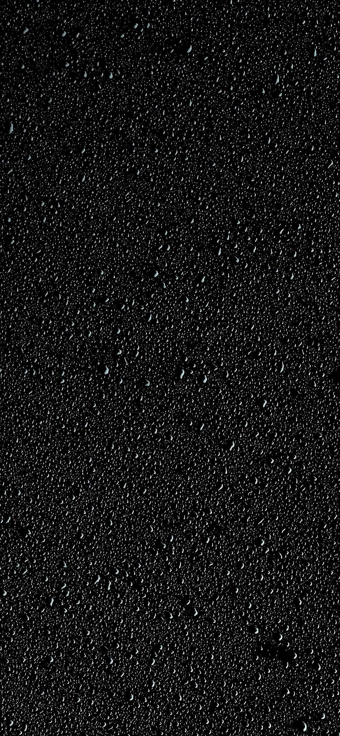 Regentropfen, Schwarz, Textur, Full HD, Handy-Hintergrund im Hochformat