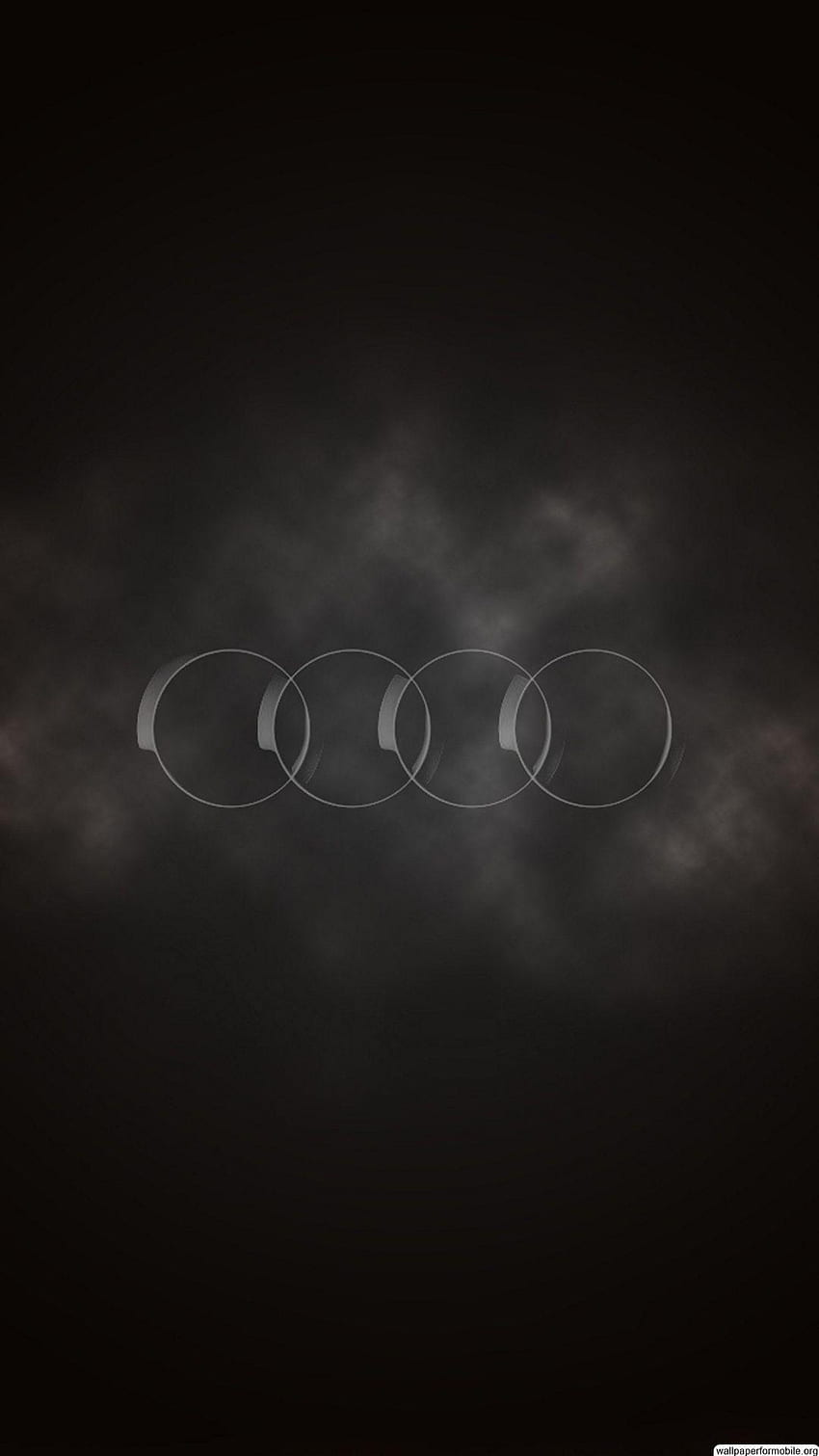 Audi, Logo, Rauch, Dunkel, HD, Handy-Hintergrund im Hochformat