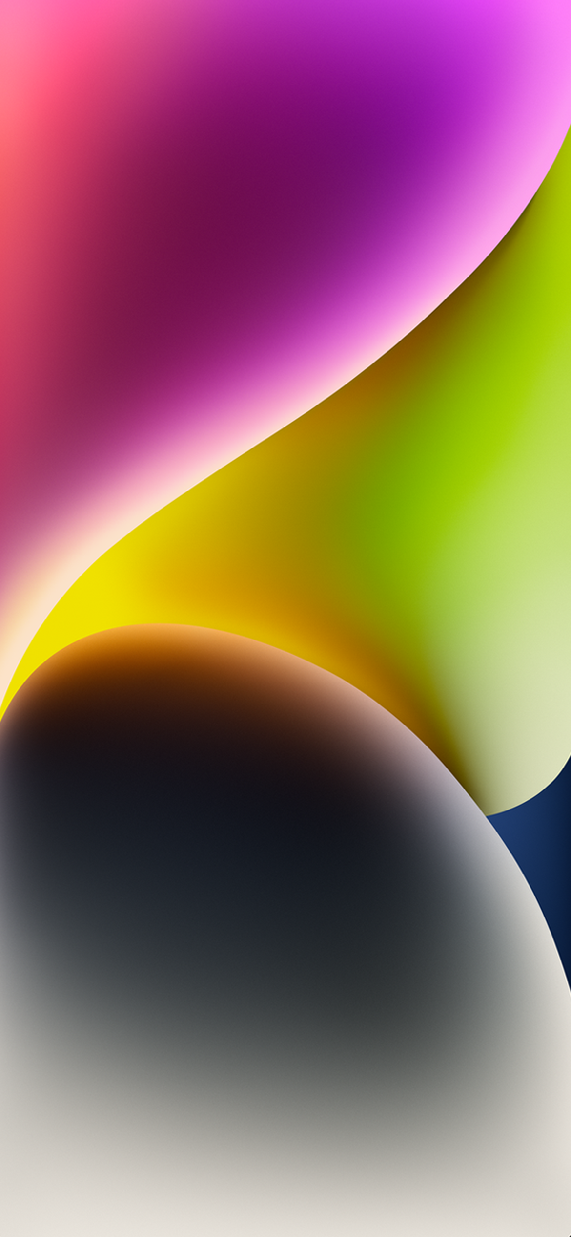 iPhone 14, Farbverlauf, Pink, Gelb, Full HD, Handy-Hintergrund im Hochformat