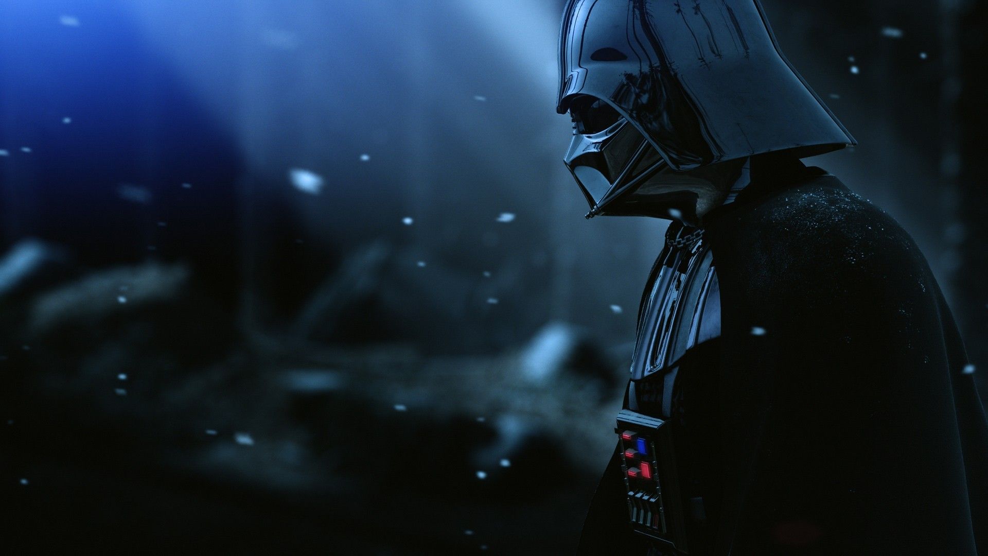 Darth Vader, Star Wars, Dunkel, Schnee, Full HD 1080p, Desktop-Hintergrundbild