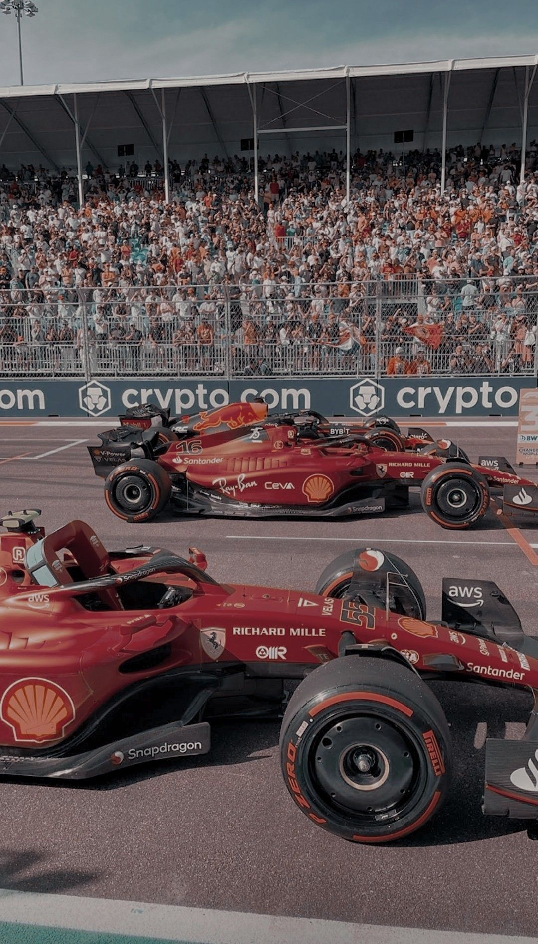 Scuderia Ferrari, Formel 1, Rennwagen, Tribüne, Full HD, Sperrbildschirm fürs iPhone