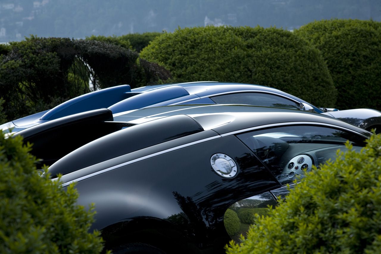 Bugatti, Hecke, Spiegelung, Karosserie, Nahaufnahme, HD, Hintergrundbild für den PC
