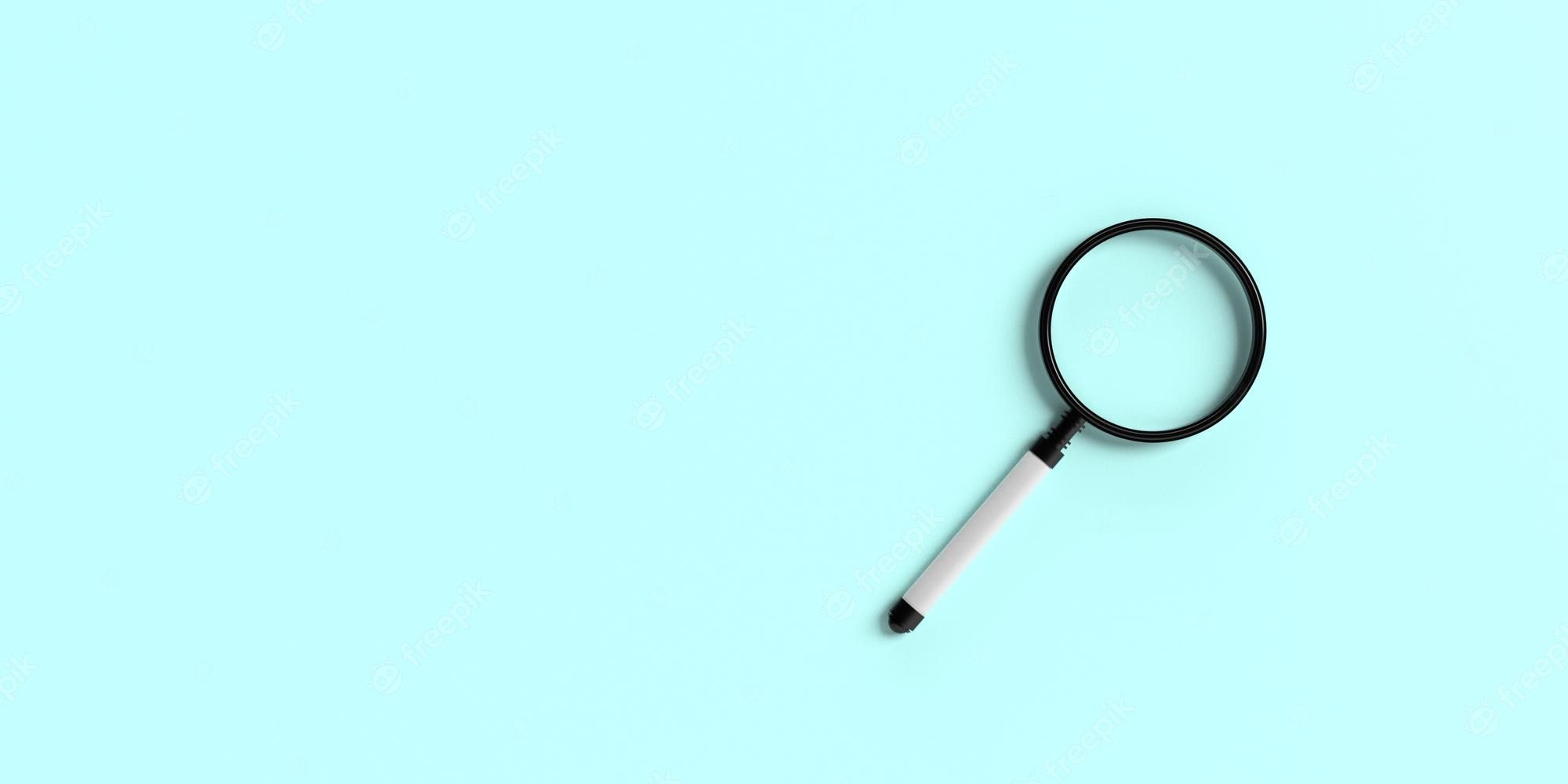 Lupe, Hellblau, Minimalistisch, Suche, Full HD, Desktop-Hintergrund für Windows