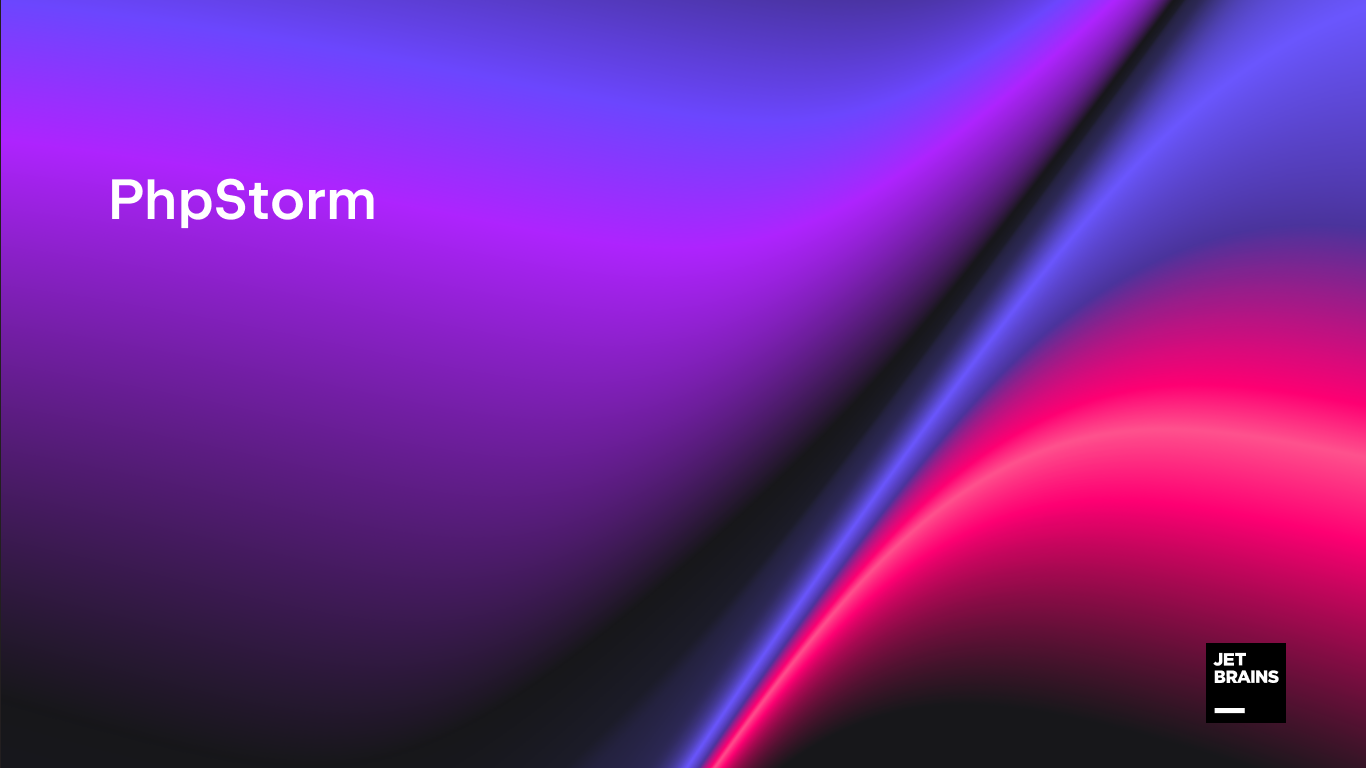 PhpStorm, JetBrains, Farbverlauf, Lila, Pink, 16:9, HD-Hintergrundbild für den Desktop