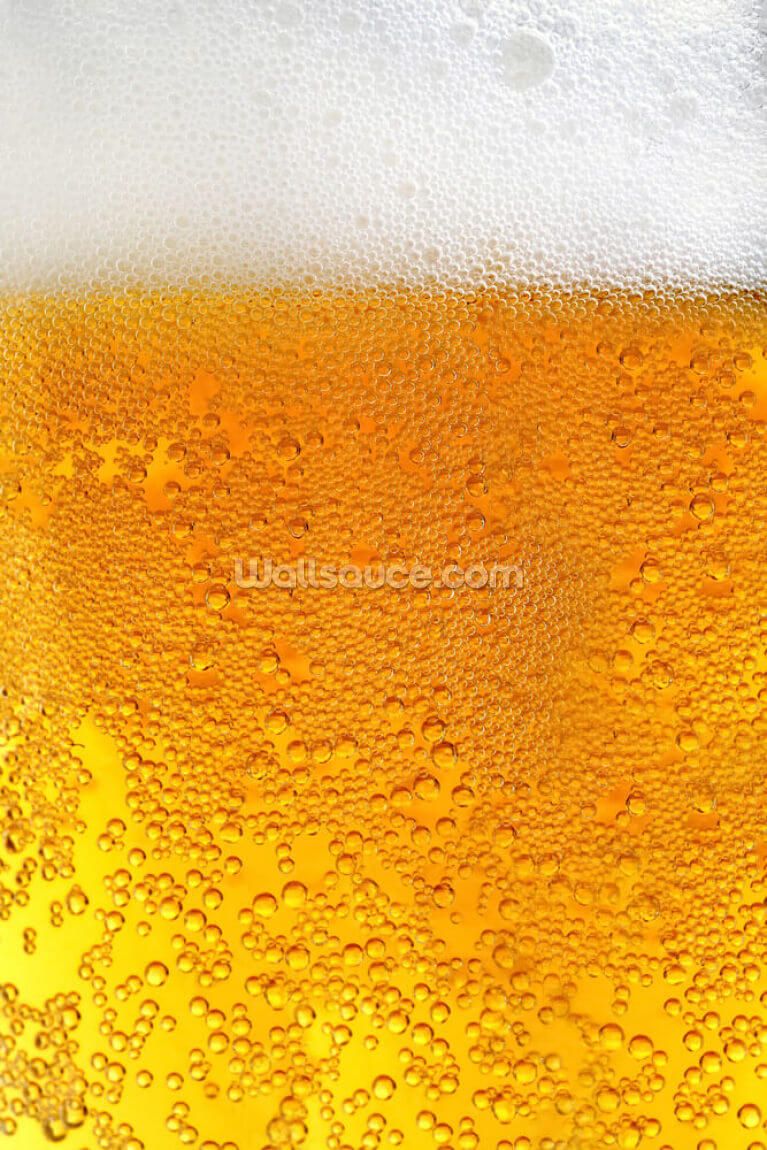 Helles Bier, Schaum, Kohlensäure, Goldgelb, Nahaufnahme, HD, Tablet-Hintergrund