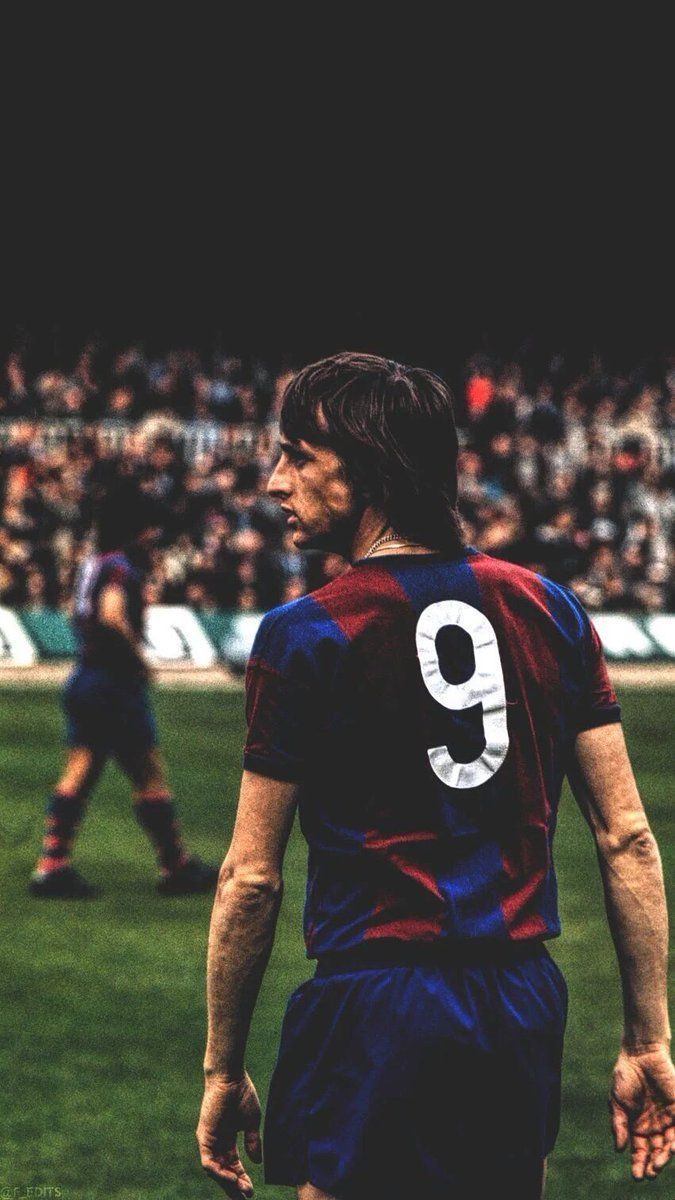 Johan Cruyff, FC Barcelona, Rückennummer 9, Stadion, Fußball, Android-Hintergrundbild