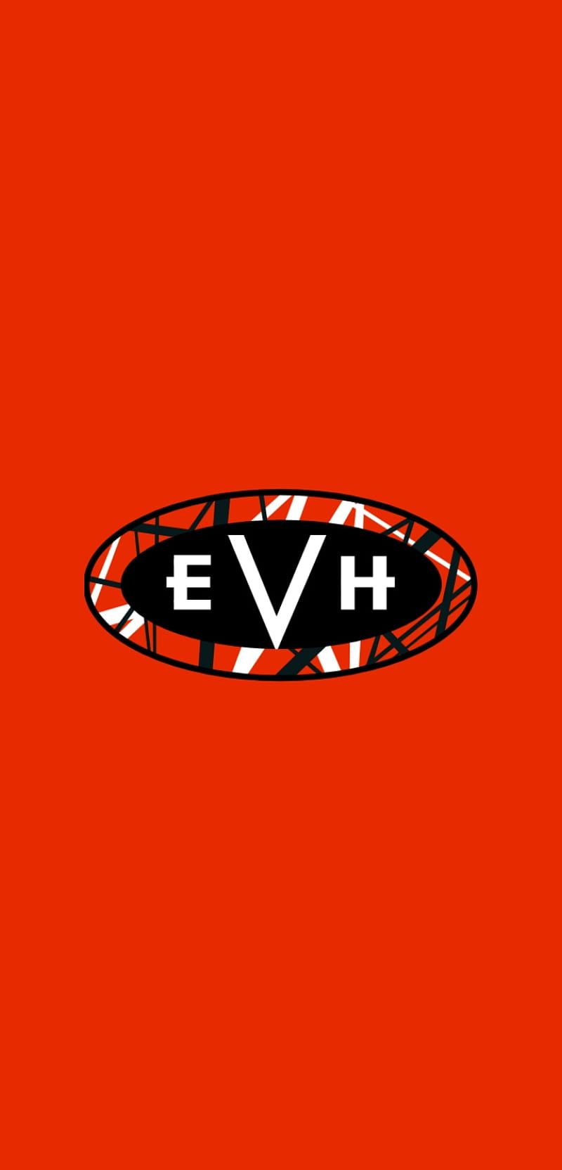 EVH, EVH-Logo, Roter Hintergrund, Minimalistisch, HD, Sperrbildschirm fürs iPhone