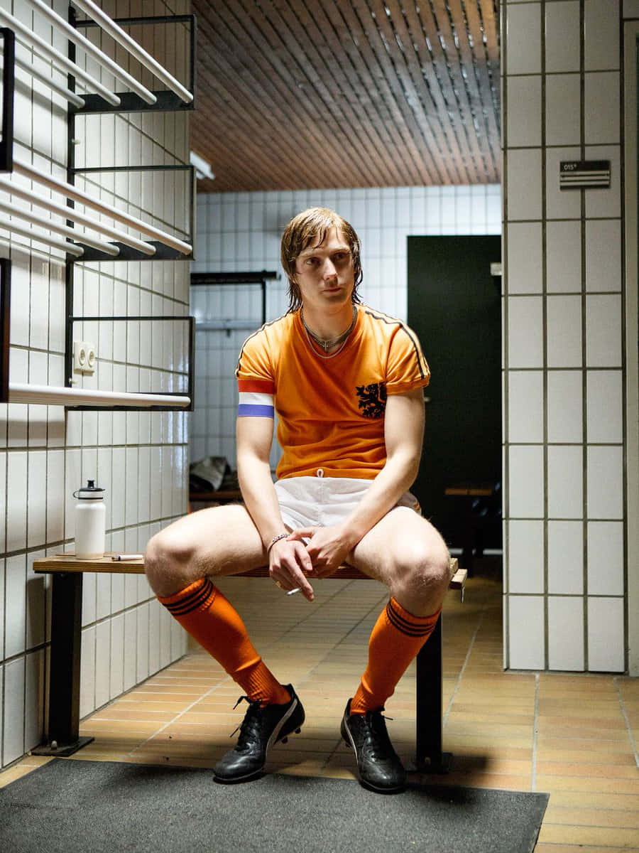 Johan Cruyff, Niederlande, Kabine, Kapitänsbinde, Retro, HD, iPad-Hintergrundbild
