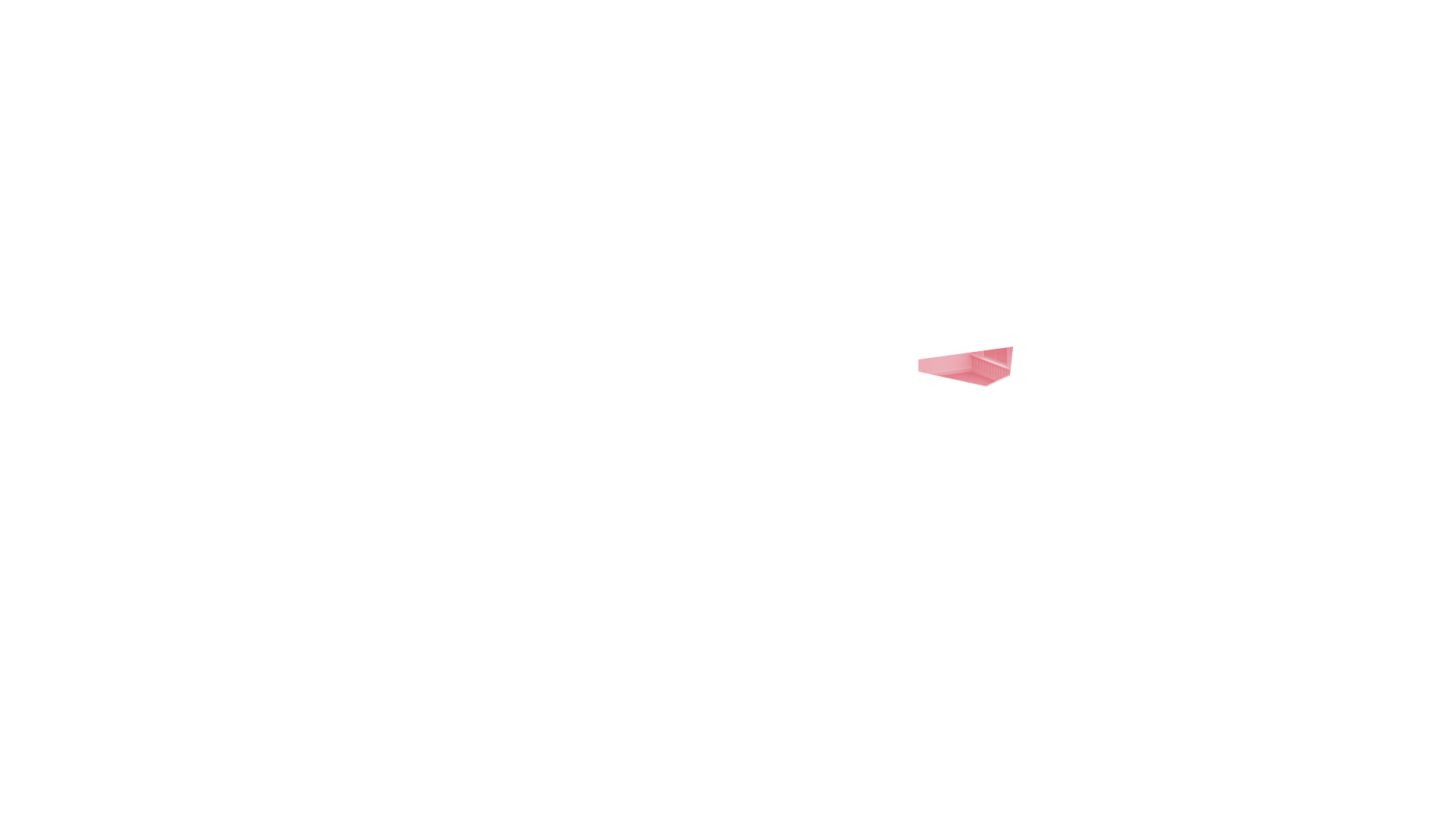 Weißer Hintergrund, Minimalistisch, Rosa Detail, Full HD Wallpaper