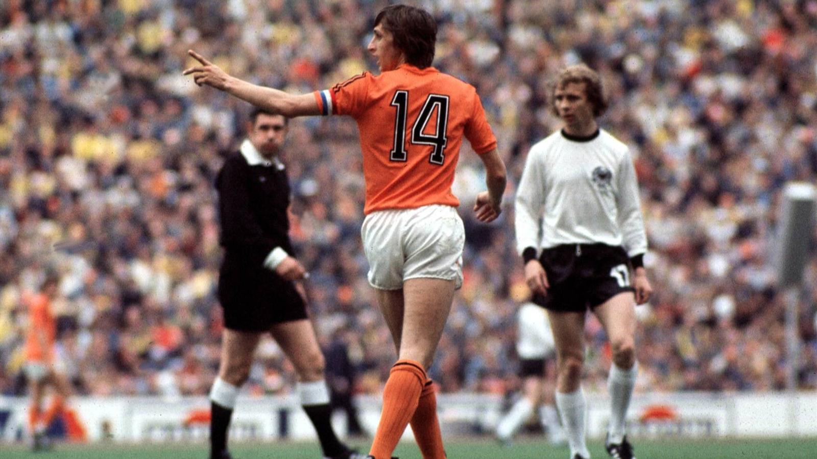 Johan Cruyff, Niederlande, Fußball-Weltmeisterschaft 1974, Schiedsrichter, Deutschland, HD-Desktop-Hintergrund