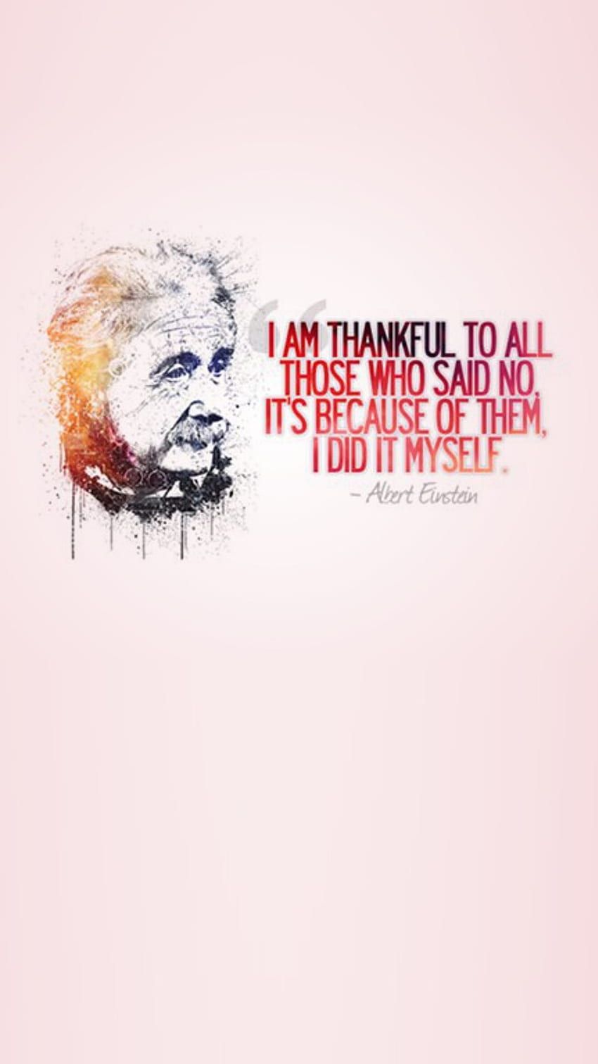 Albert Einstein, Zitat, Aquarell, Rosa Hintergrund, HD, Sperrbildschirm fürs iPhone