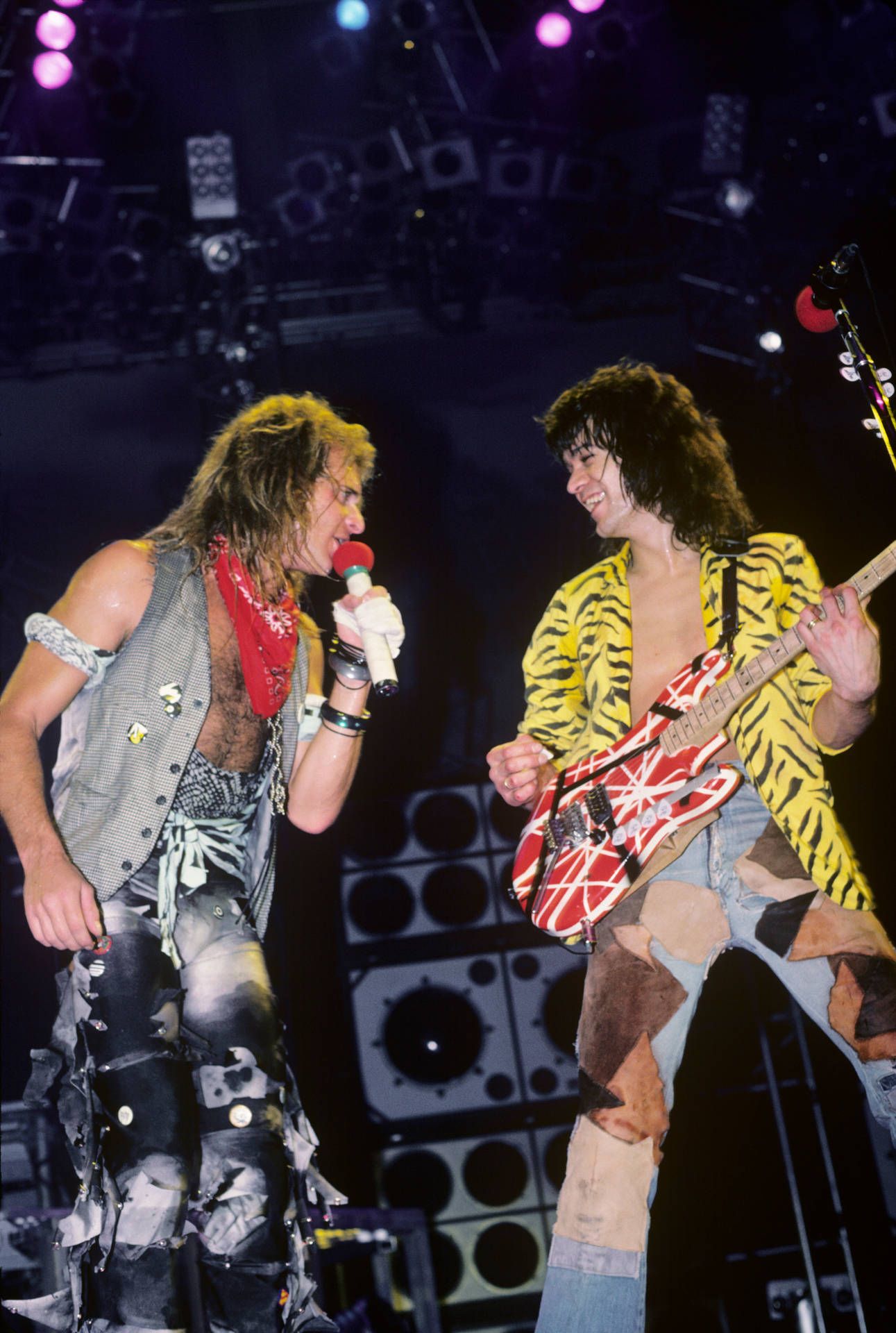 Van Halen, Eddie Van Halen, David Lee Roth, Bühne, Rockband, Konzert, Full HD, iPad-Hintergrundbild
