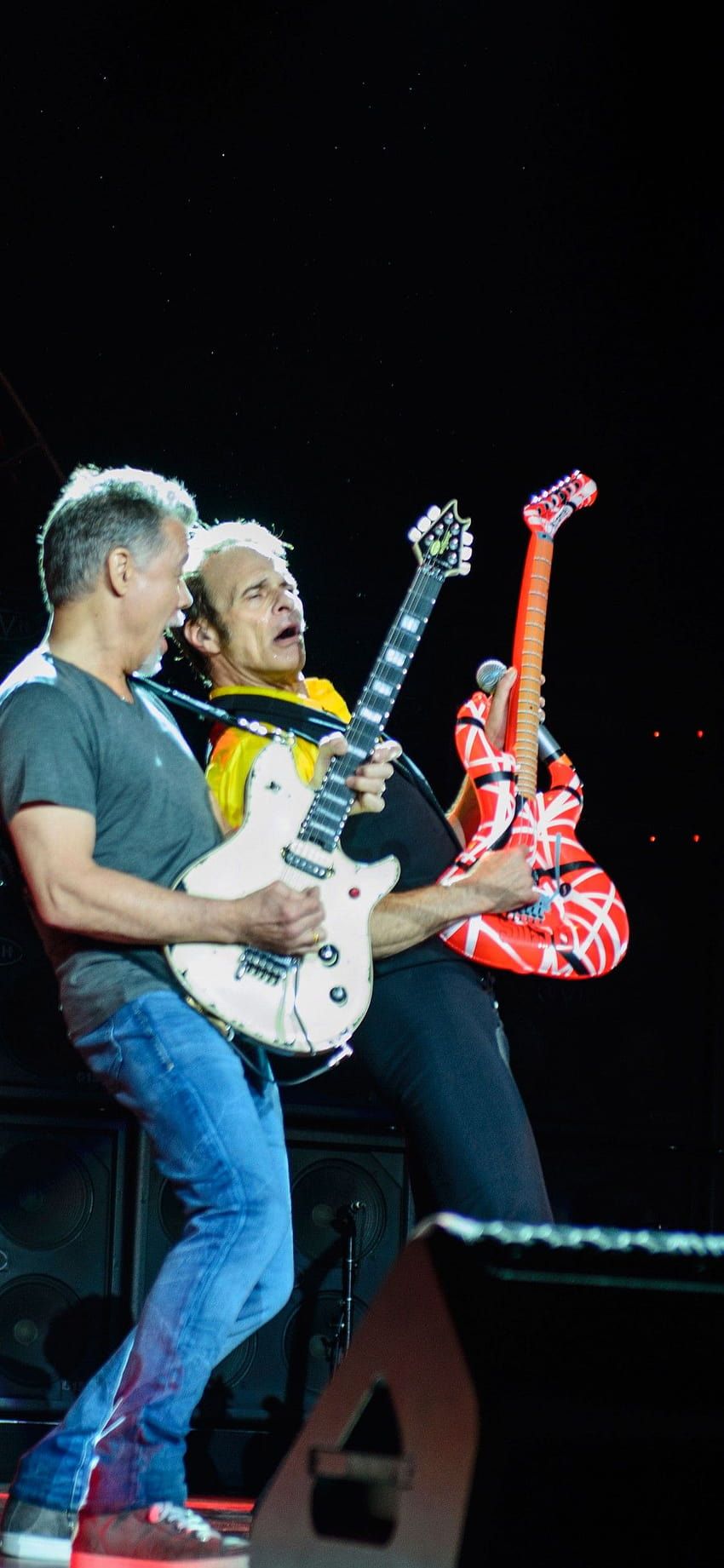 Eddie Van Halen, Sammy Hagar, Van Halen, Konzert, Bühne, HD, Handy-Hintergrund