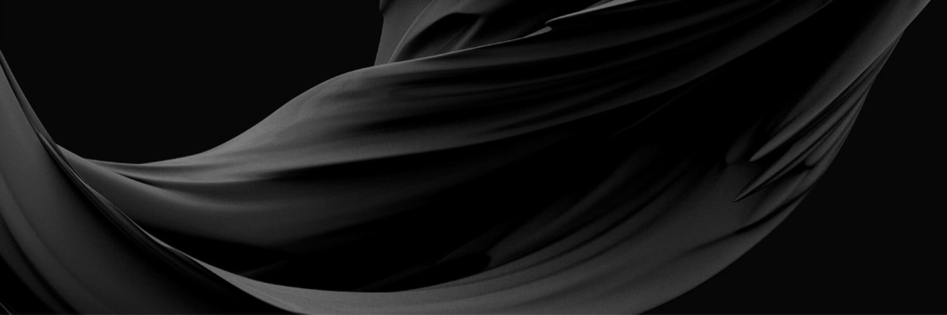 Stoffwellen, Seide, Schwarz-weiß, Falten, Monochrom, Hintergrund