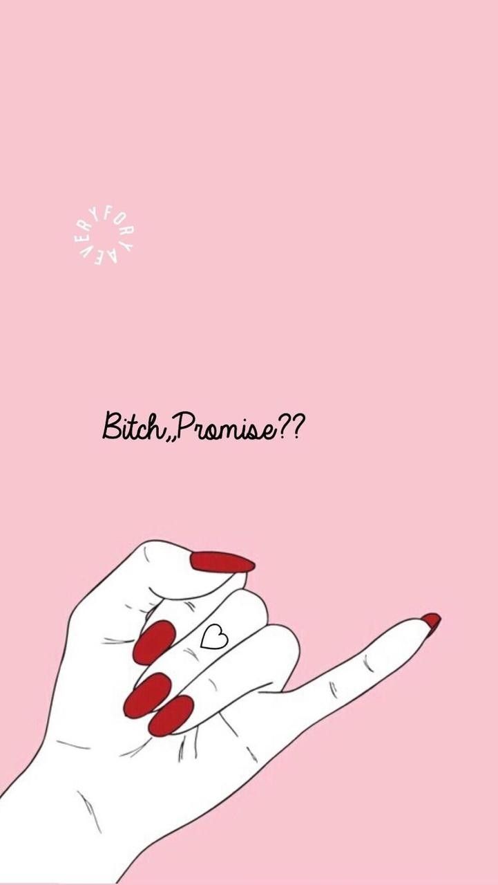 Pinky Promise, Hände, Roter Nagellack, Rosa, HD, Sperrbildschirm fürs iPhone