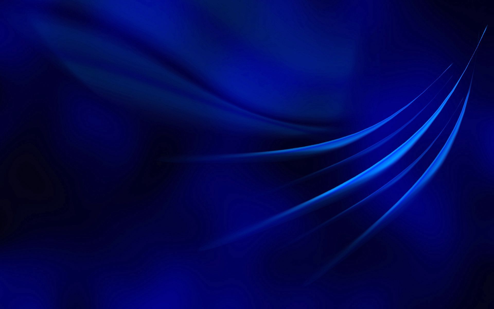 Abstrakt, Lichtlinien, Kurven, Dunkelblau, Minimalistisch, Full HD, Windows-Hintergrundbild