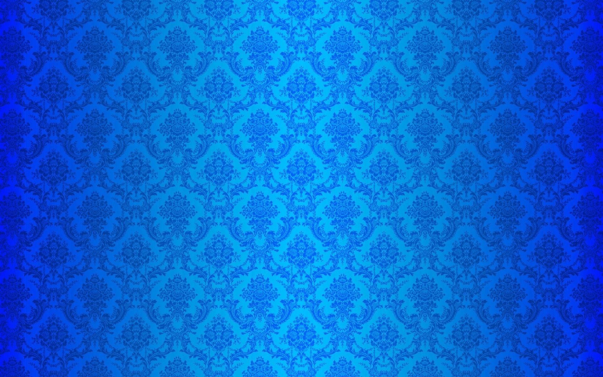 Damastmuster, Ornamente, Muster, Royalblau, Vintage, Full HD, Desktop-Hintergrund für Windows