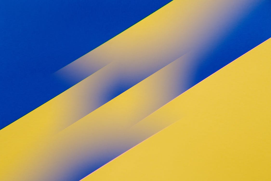Blau-Gelb, Abstrakt, Diagonal, Ukraine-Farben, Geometrisch, Hintergrundbild