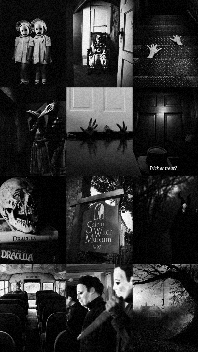 Shining, Grady-Zwillinge, Collage, Schwarz-Weiß, Gruselig, Android-Hintergrundbild