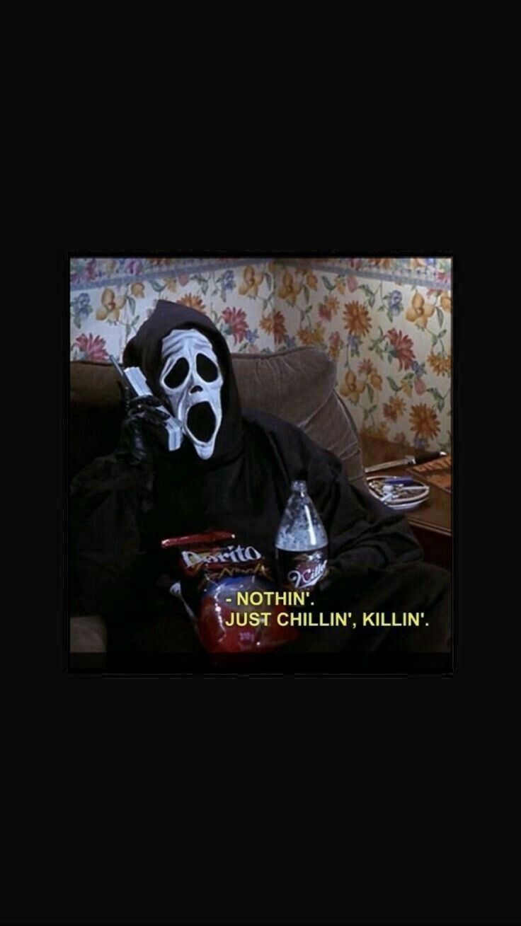 Ghostface, Scream, Maske, Schwarzer Humor, Dunkel, HD, Handy-Hintergrund im Hochformat
