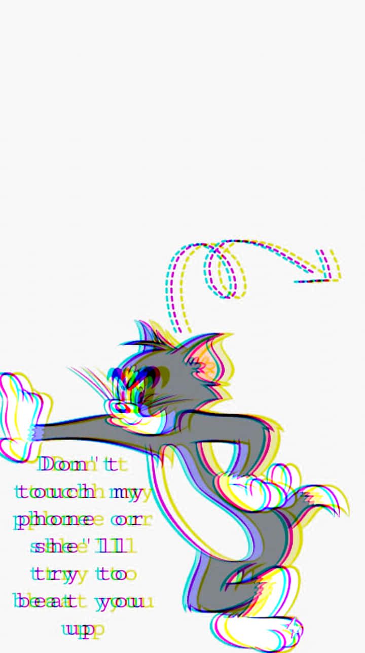 Tom, Tom und Jerry, Zitat, Weiß, HD, Hintergrundbild fürs Handy