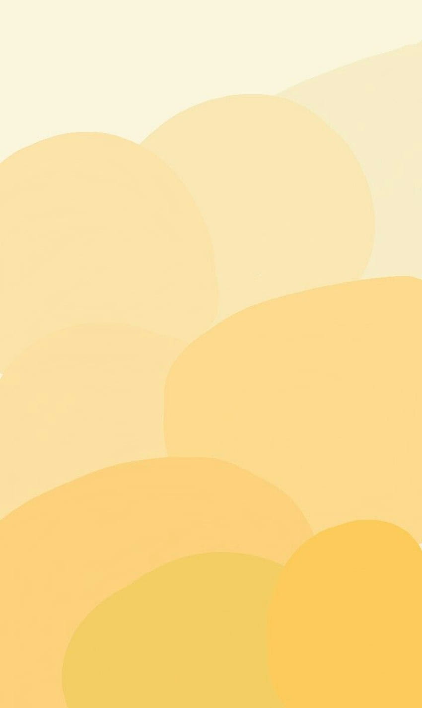 Wolken, Pastellgelb, Abstrakt, Farbverlauf, Flaches Design, HD, Handy-Hintergrund