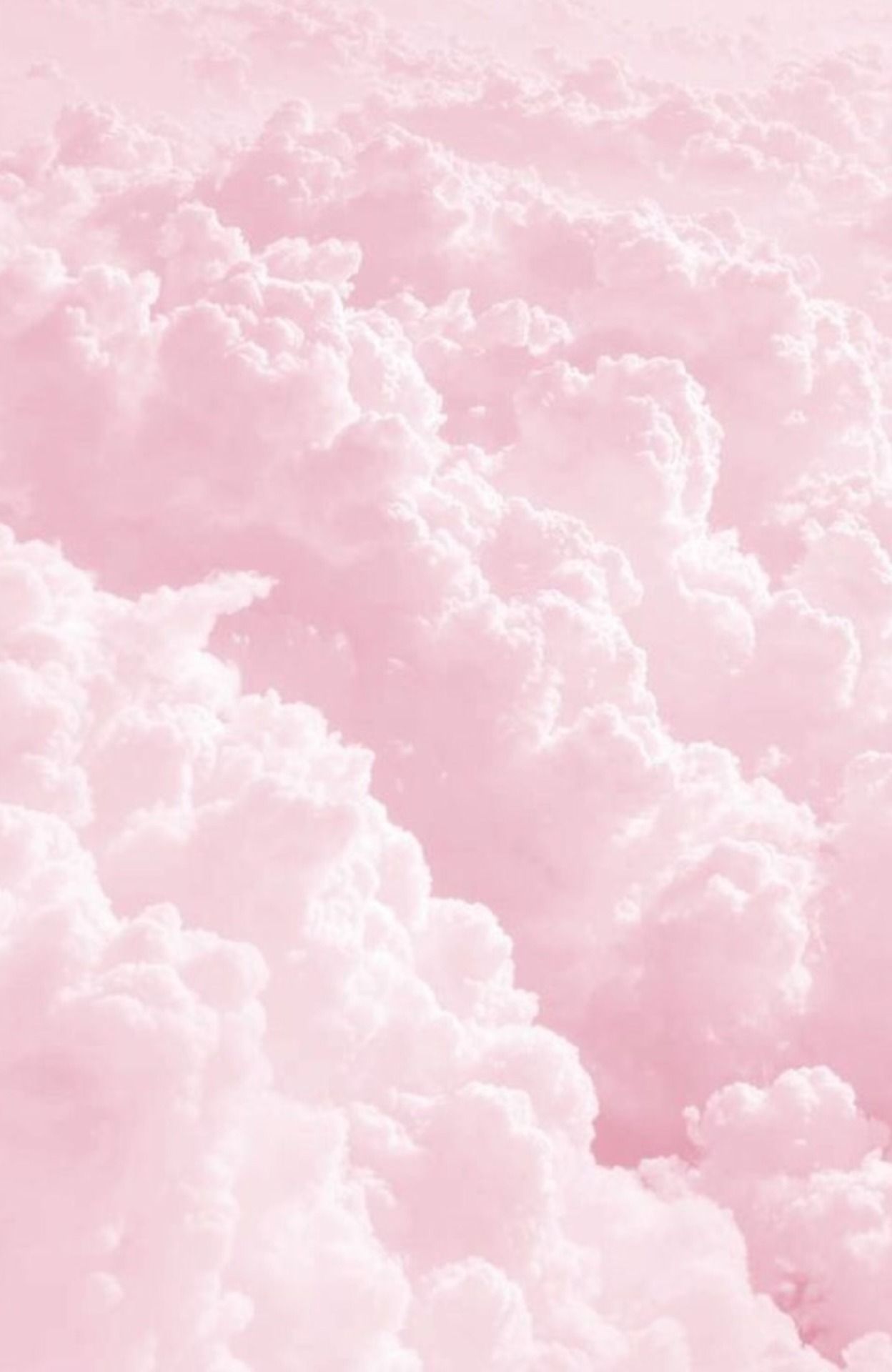 Wolken, Rosa, Himmel, Watteweich, Hochformat, Hintergrundbild fürs Smartphone