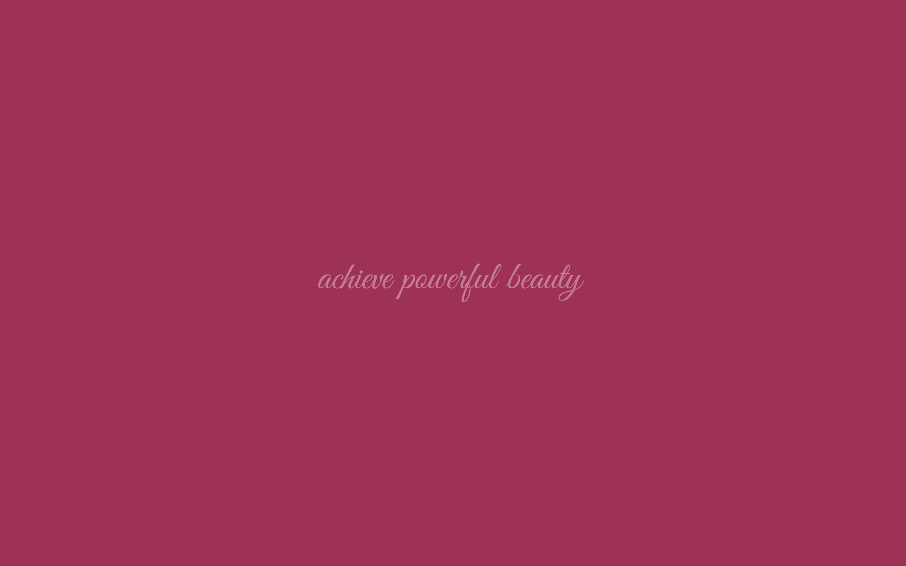 Achieve powerful beauty, Zitat, Weinrot, Minimalismus, 2K, Hintergrundbild für den PC