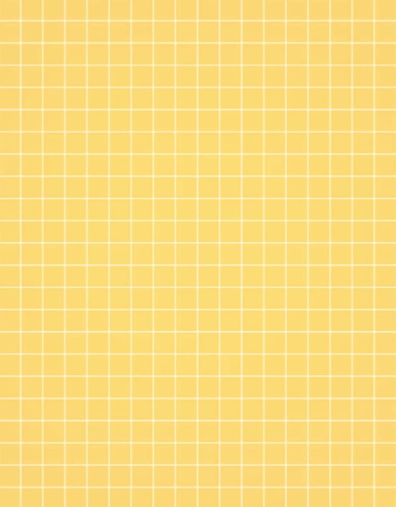 Gittermuster, Karomuster, Pastellgelb, Minimalistisch, HD, Hintergrundbild fürs Tablet