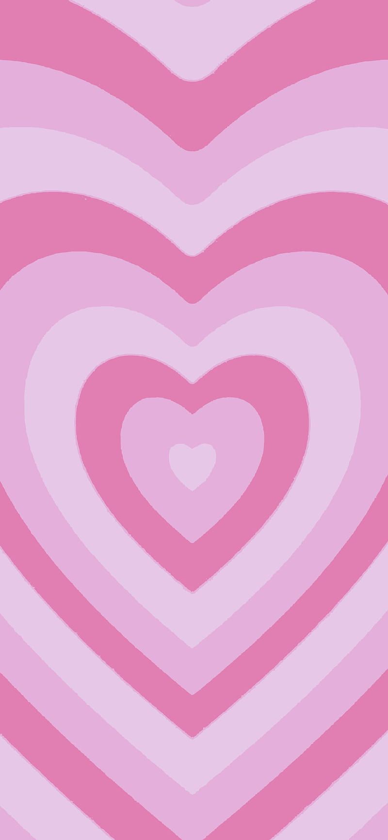Herzen, Retro-Muster, Pink, Konzentrisch, HD, Hintergrundbild fürs Handy