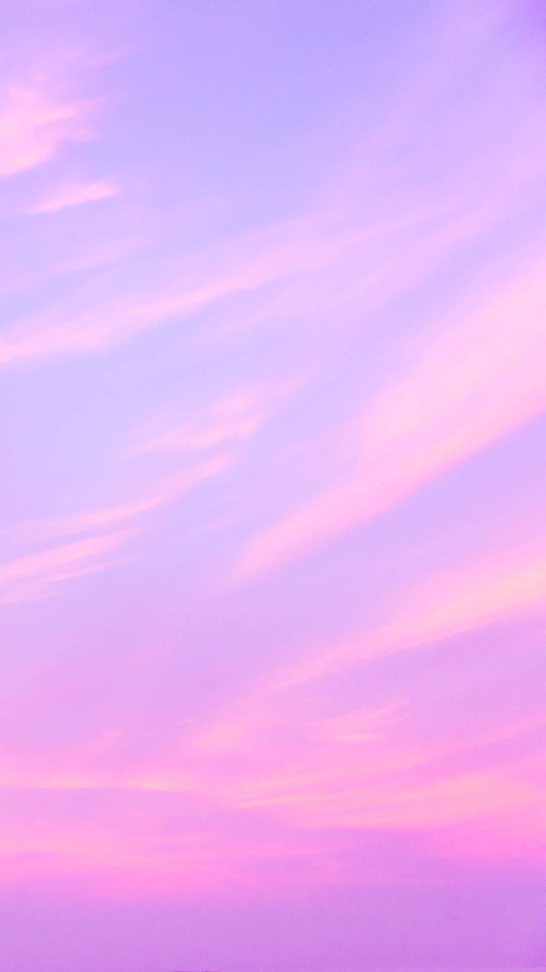 Himmel, Wolken, Lila, Rosa, Abenddämmerung, Full HD, Hintergrundbild fürs Handy